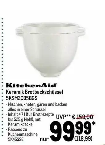 METRO Kitchenaid keramik brotbackschüssel Angebot