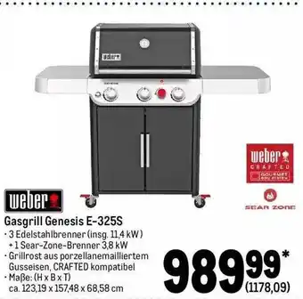 METRO Weber gasgrill genesis e-325s Angebot