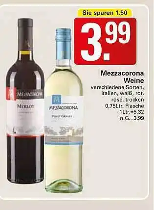 WEZ Mezzacorona weine Angebot