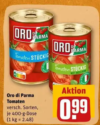 REWE Oro di parma passierte tomaten Angebot