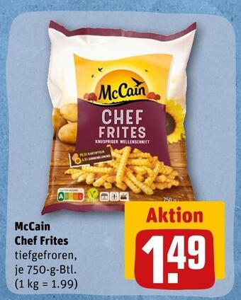 REWE Mccain chef frites Angebot