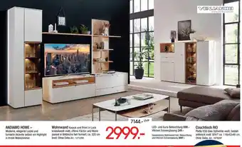 Zurbrüggen Andiamo, venjakob wohnwand Angebot