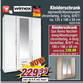 Poco Wimex kleiderschrank Angebot