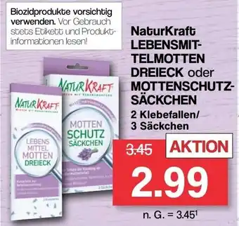 Famila Nord West NaturKraft Lebensmittel Motten Dreieck oder Mottenschutz Säckchen Angebot