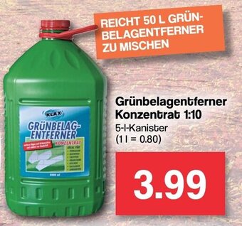 Famila Nord West Grünbelagentferner Konzentrat 1:10 Angebot