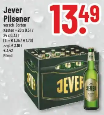 trinkgut Jever Pilsener 20x0,5L/24x0,33L Angebot