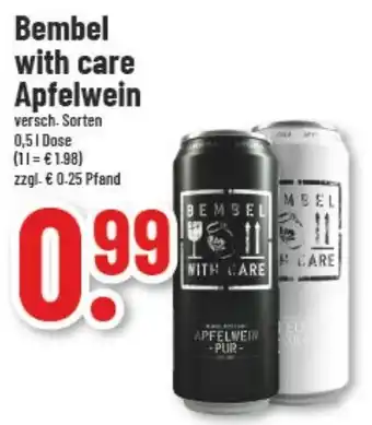 trinkgut Bembel with Care Apfelwein 0,5 L Dose Angebot