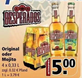 Getränke Rössler Desperados Original oder Mojito 4x0,33 L Angebot