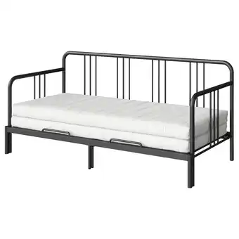 IKEA Fyresdal tagesbett/2 matratzen schwarz/åsvang fest Angebot