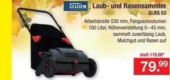 Zimmermann Güde laub und rasensammler glrs 53 Angebot