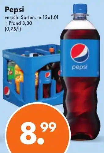 Trink und Spare Pepsi 12x1,0 L Angebot