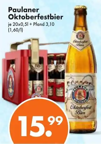 Trink und Spare Paulaner Oktoberfestbier 20x0,5L Angebot