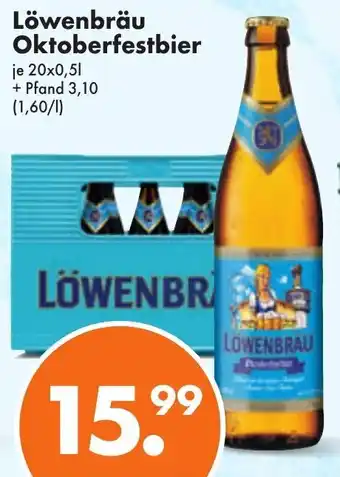 Trink und Spare Löwenbräu Oktoberfestbier 20x0,5L Angebot