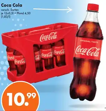 Trink und Spare Coca Cola 12x0,5 L Angebot