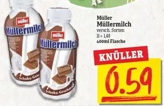 NP Discount Müller Müllermilch 400 ml Flasche Angebot