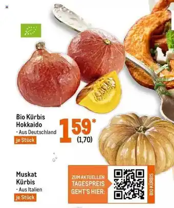 METRO Bio kurbis hokkaido, muskat kurbis Angebot