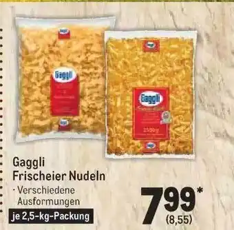 METRO Gaggli frischeier nudeln Angebot