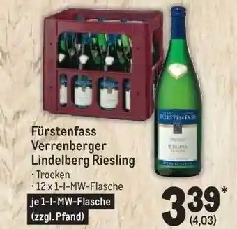 METRO Fürstenfass verrenberger lindelberg riesling Angebot