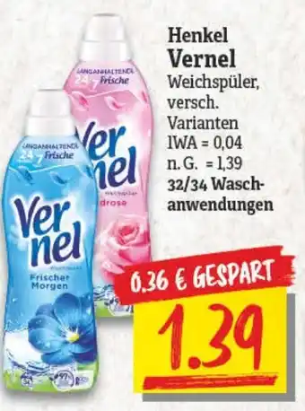 NP Discount Henkel Vernel 32/34 Waschanwendungen Angebot