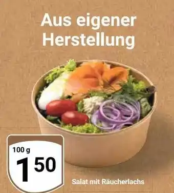 Globus Salat mit räucherlachs Angebot