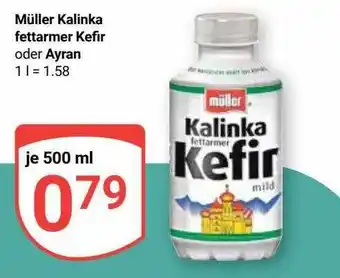 Globus Müller kalinka fettarmer kefir oder ayran Angebot