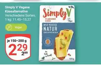 Globus Simply v vegane käsealternative Angebot