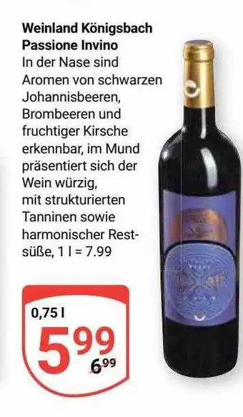 Globus Weinland königsbach passione invino Angebot