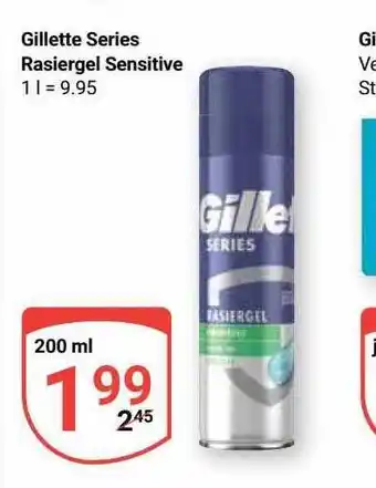 Globus Gillette series rasiergel sensitive Angebot