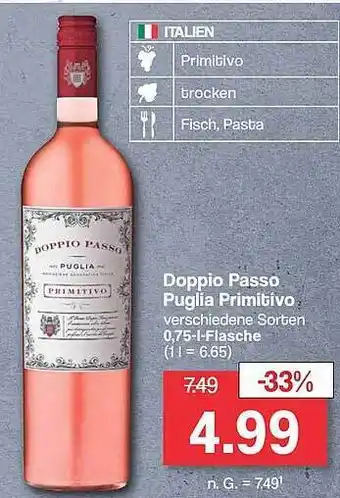 Famila Nord West Doppio passo puglia primitivo Angebot