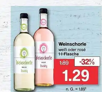 Famila Nord West Weinschorle Angebot