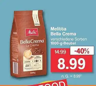 Famila Nord West Melitta bella crema Angebot