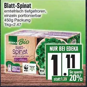 Edeka Blatt-spinat Angebot