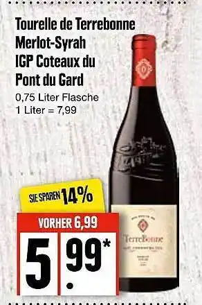 Edeka Tourelle de terrebonne merlot-syrah igp coteaux du pont du gard Angebot