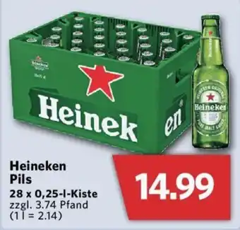 Combi Heineken Pils 28x0,25 L Kiste Angebot