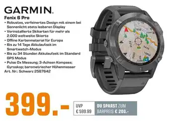 Saturn Garmin Fenix 6 Pro Angebot