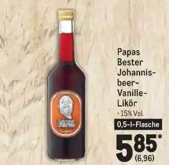 METRO Papas bester johannisbeer vanille likör Angebot