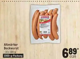 METRO Altmärker bockwurst Angebot