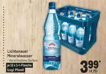 METRO Lichtenauer mineralwasser Angebot