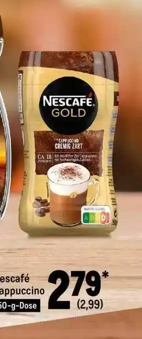 METRO Nescafé cappuccino Angebot