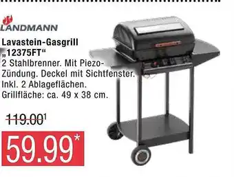 Marktkauf Landmann lavastein-gasgrill 12375ft Angebot