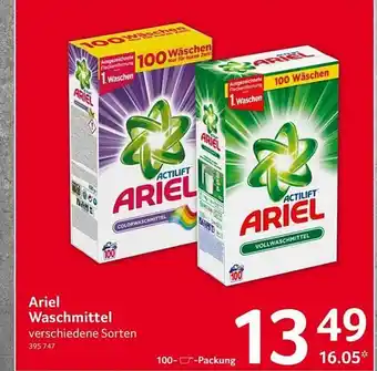 Selgros Ariel waschmittel Angebot