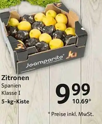 Selgros Zitronen Angebot