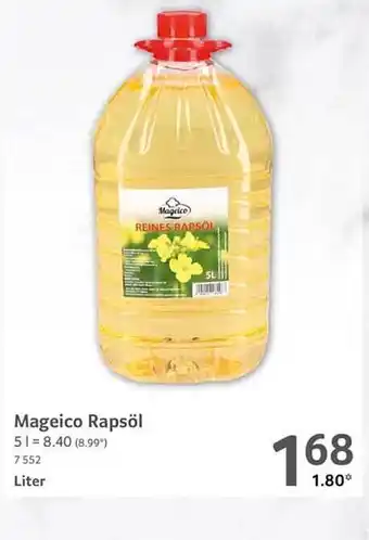 Selgros Mageico rapsöl Angebot