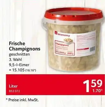 Selgros Frische champignons Angebot