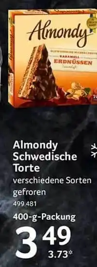 Selgros Almondy schwedische torte Angebot