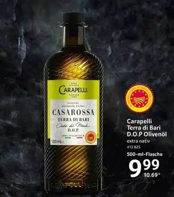 Selgros Carapelli terra di bari d.o.p. olivenöl Angebot