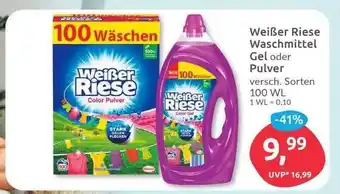 Budni Weißer riese waschmittel gel oder pulver Angebot