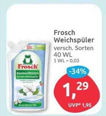 Budni Frosch weichspüler Angebot