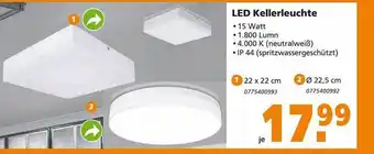 Globus Baumarkt Led kellerleuchte Angebot