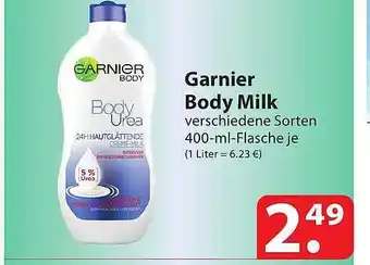 Famila Nord Ost Garnier body milk Angebot